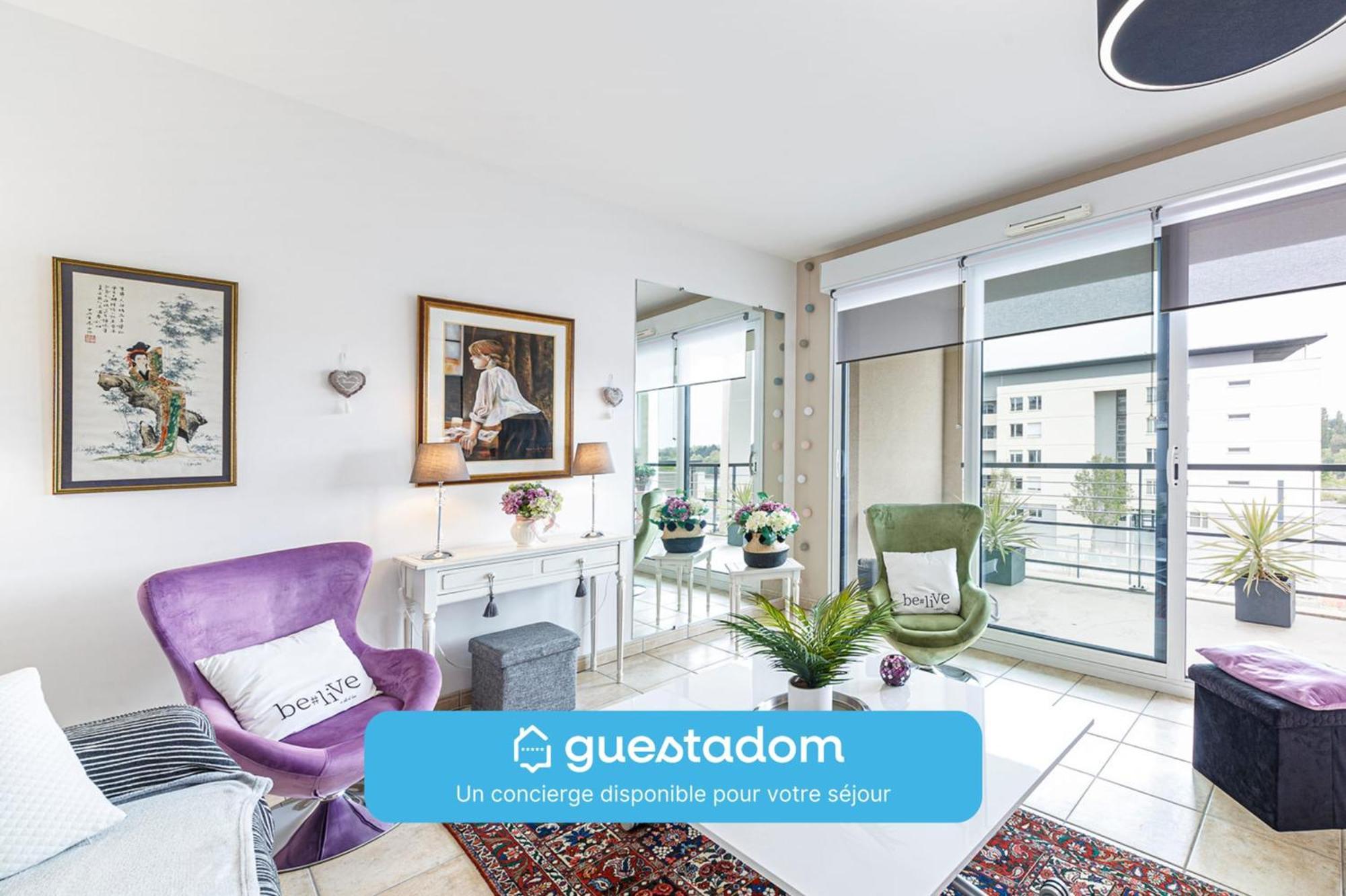 Апартаменты L'Aragon Wifi Balcon Vue La Maine Анже Экстерьер фото